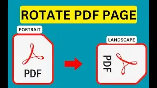 How to Change Page Orientation of a PDF File