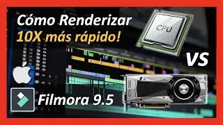 ✅ Cómo RENDERIZAR más RÁPIDO en FILMORA 9 ✅ *GPU vs CPU* ¿Cuál es mejor? - 2020 💯