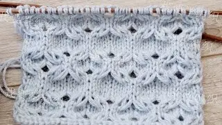Honeycomb Knitting Stitch Tutorial - How to Knit the Butterfly Stitch