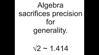 What is the abstract unit in algebra and where does it come from? - Part 2