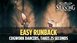 Easy runback to the Cogwork Dancers - Hollow Knight Silksong