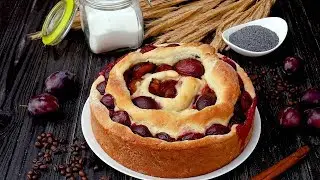 Пирог с маком и сливами - Рецепты от Со Вкусом