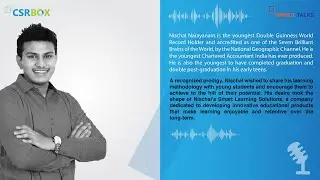 Education Leader Series | Nischal Narayanam, Founder and Mentor - Nischal's Smart Learning Solutions
