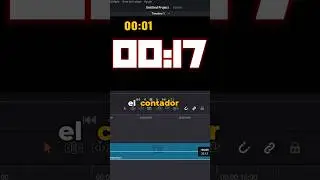 ¿Cómo hacer cuenta atrás en Davinci?