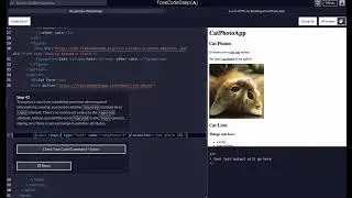 FreeCodeCamp - Responsive Web Design - Step 43 of 71 -  Learn HTML by Building a Cat Photo App