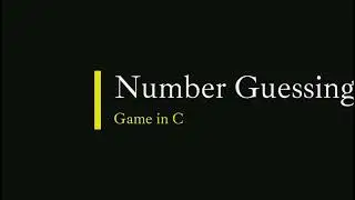 Number Guessing Game in C: A Fun Coding Challenge | 
