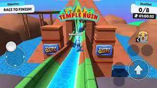 Stumble Guys Blue Skin Only Challenge Part 2