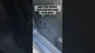 Get some floor mats! 