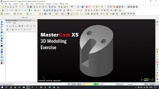 Mastercam X5 || 3D modeling #73 || Random object