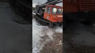 Дал прокатиться #геологоразведка #мтлб #разведка #буровая