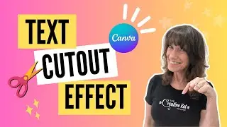 Create a Fun Text Cutout Effect in Canva