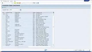 How to lock and unlock transaction codes in SAP using SM01 | SAP Basis Administration