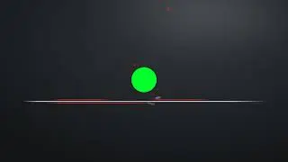 circle logo intro green screen red and white