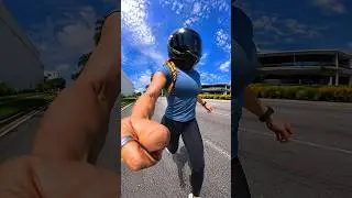 Biker girl goes out to film her first vlog BUT THIS HAPPENED TO HER...🥵 