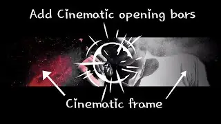 How to download and add cinematic bars , cinematic opening frame video in kinemaster