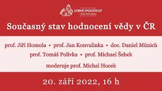 Současný stav hodnocení vědy v ČR