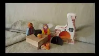 Игровой набор Печка с кошечкой