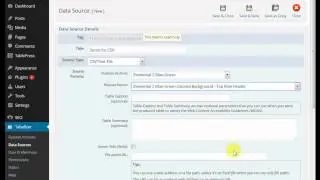 Wordpress Tutorial: Import a CSV file using the best table plugin