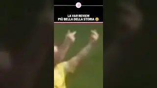 La CHIAMATA al VAR più DIVERTENTE di sempre 😂📺 #shorts #var #referee #calcio #football