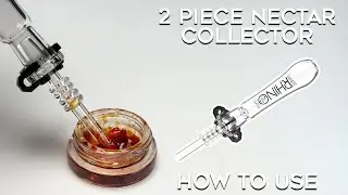 How to use the White Rhino 2 Piece Quartz Glass Nectar Collector