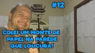 Colei um monte de Papel na parede. Que Loucura! Lindomar Goking em Ação