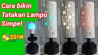 cara membuat tatakan lampu simpel