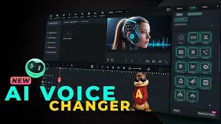 Convert Your Voice to Famous "Alvin" Chipmunk with AI Voice Changer in Filmora #filmora13