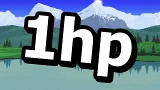 Terraria Noob Plays The Game With 1HP