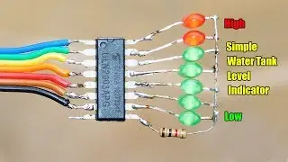 Simple Water Tank Level Indicator Circuit