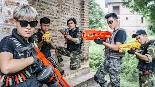 Captain Black Dragon Warriors Skill Nerf Guns / Fight Gangster Crime Ambush Bandits Weapons