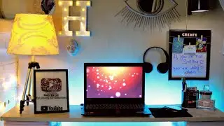 DIY TABLE TRANSFORMATION| change old room into dream YouTube studio