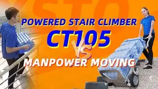 XSTO Powered Stair Climber CT105 Vs Manpower Moving