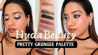 Huda Beauty Pretty Grunge Eyeshadow Palette Review & Giveaway
