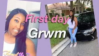 GRWM FIRST DAY OF SCHOOL *senior year*