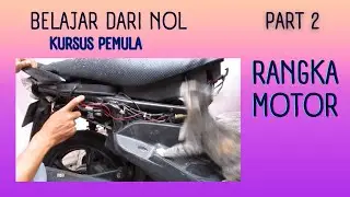 rangka sepeda motor matic