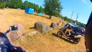 Поездка на озеро Белое Лунинецкий р-н Брестская обл. Июль 2016 Kawasaki ZZ-R600