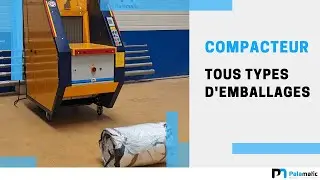 Compacteur à rouleaux pour big bags et emballages  - Compression par roulement | Palamatic Process