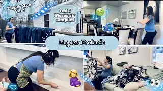 LIMPIEZA PROFUNDA🏠 || cinco meses de embarazo🤰🏻 || limpieza de casa🧼 || Motivación