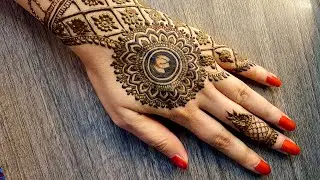 Gol tikki Mehndi Design🥰|Easy Mehndi Design || By HennArchy