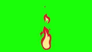 Green Screen:  Fire Animation:  No Copyrights
