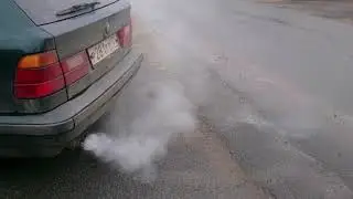 Дым от раскоксовки