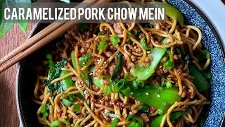 How to make Caramelized Pork Chow Mein