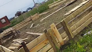Фундамент с плитой под одноэтажный дом из газоблока!