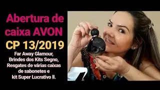 Abertura de caixa AVON  CP 13/2019 -Resgates e Brindes dos kits Segnos e Far Away Glamour