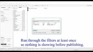 Tableau Tutorial - Cascading / Expanding Worksheet Filtering