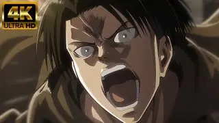 Levi vs Kenny Squad 4K/8K - Attack on Titan S3 E2