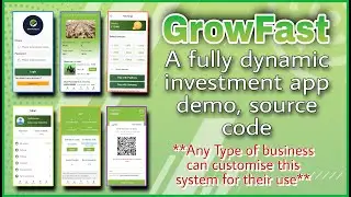 GrowFast A Investment Earning App With Admin Panel | Daily Interest, Refer Income & Bonus | MakeEasy