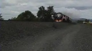 Union Pacifics Living Legend Unit  844 and Southern Pacifics Unit 4449 Roll Bye @ The Longview Wye