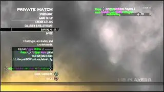 (Ps3) Hosting Mw2 1.14 buttons_default.cfg Infection! {CFG Mod Menu}