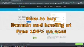 How buy a free domain with hosting in bangla | webtutorial